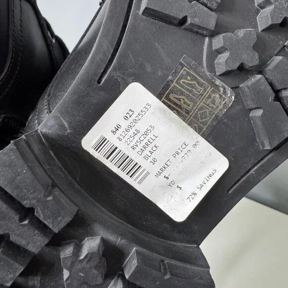 SAKS FIFTH AVENUE men's leather darrell boots size 10 - Picture 12 of 12